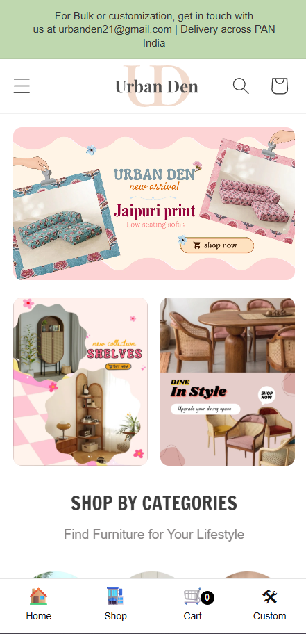 Urban Den mobile storefront